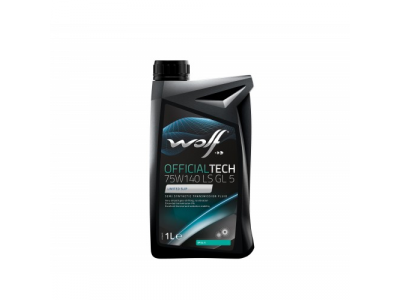 Трансмиссионное масло WOLF OFFICIALTECH 75W140 LS GL 5 1L
