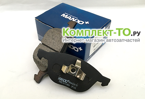 Колодки передние Мазда 3 Mando (Корея) для MAZDA 3 BL MPA06